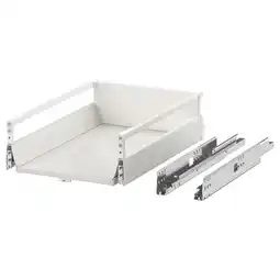 IKEA Exceptionell Skuff, medium trykk-åpen-beslag, hvit, 40x60 cm tilbud