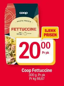 Coop Extra Coop Fettuccine, NOK 20 tilbud
