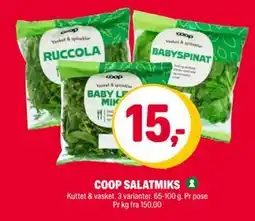 Coop Extra COOP SALATMIKS, NOK 15 tilbud