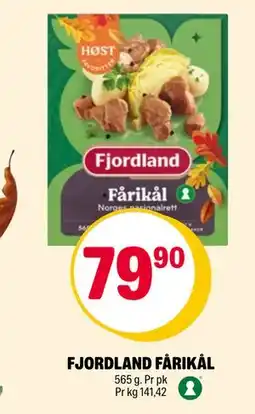 Coop Extra FJORDLAND FÅRIKÅL, NOK 79.9 tilbud