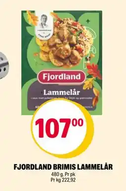 Coop Extra FJORDLAND BRIMIS LAMMELÅR, NOK 107 tilbud