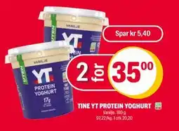 Coop Extra TINE YT PROTEIN YOGHURT, NOK 35 tilbud
