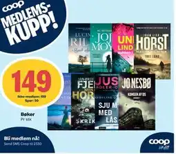 Coop Extra Bøker, NOK 199, Medlemspris tilbud