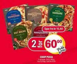 Coop Extra COOP PIZZA, NOK 60 tilbud
