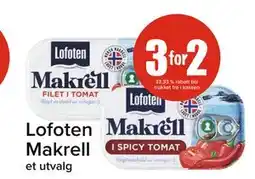 Spar Lofoten Makrell tilbud