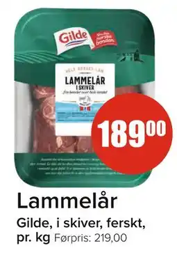 Spar Lammelår, NOK 189 tilbud