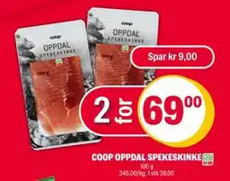 Coop Extra COOP OPPDAL SPEKESKINKE, NOK 69 tilbud