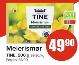 Spar Meierismør, NOK 49.9 tilbud