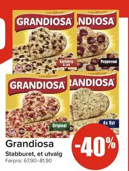 Spar Grandiosa tilbud
