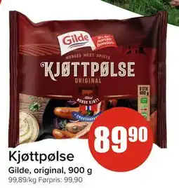 Spar Kjøttpølse, NOK 89.9 tilbud