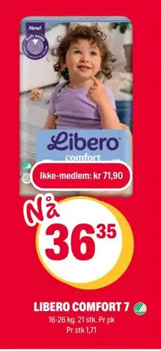 Coop Extra LIBERO COMFORT, NOK 71.9, Medlemspris tilbud