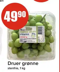 Spar Druer grønne, NOK 49.9 tilbud