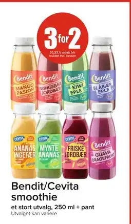 Spar Bendit/Cevita smoothie tilbud