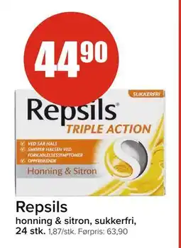 Spar Repsils, NOK 44.9 tilbud
