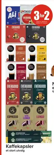Spar Kaffekapsler tilbud