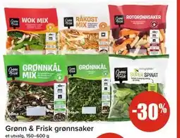 Spar Grønn & Frisk grønnsaker tilbud