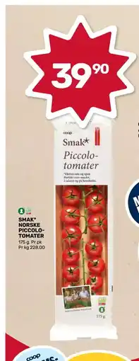 Matkroken SMAK* NORSKE PICCOLOTOMATER, NOK 39.9 tilbud