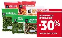 Meny GRØNN & FRISK GRØNNSAKER tilbud