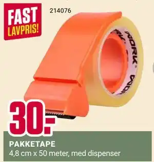 Europris PAKKETAPE, NOK 30 tilbud
