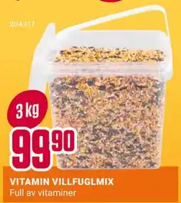 Europris VITAMIN VILLFUGLMIX, NOK 99.9 tilbud