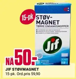 Europris JIF STØVMAGNET, NOK 50 tilbud