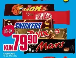 Europris SJOKOLADE, NOK 79.9 tilbud