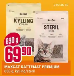 Europris MAXCAT KATTEMAT PREMIUM, NOK 69.9 tilbud