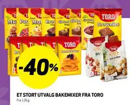 Bunnpris ET STORT UTVALG BAKEMIXER FRA TORO tilbud