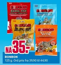 Europris BONBON, NOK 35 tilbud