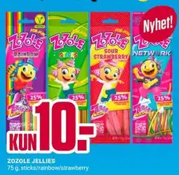 Europris ZOZOLE JELLIES, NOK 10 tilbud