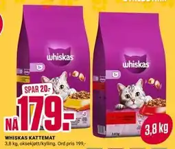 Europris WHISKAS KATTEMAT, NOK 179 tilbud
