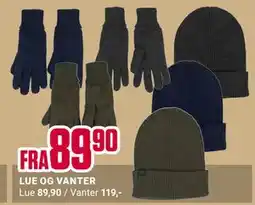 Europris LUE OG VANTER tilbud