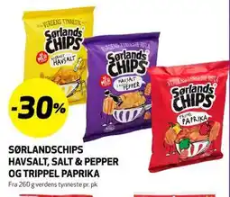 Bunnpris SØRLANDSCHIPS HAVSALT, SALT & PEPPER OG TRIPPEL PAPRIKA tilbud