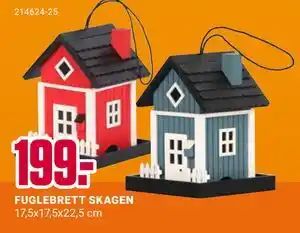 Europris FUGLEBRETT SKAGEN, NOK 199 tilbud