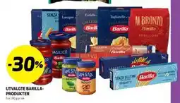 Bunnpris UTVALGTE BARILLA-PRODUKTER tilbud