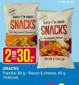 Europris SNACKS, NOK 30 tilbud