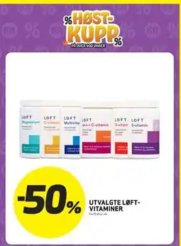 Bunnpris UTVALGTE LØFT-VITAMINER tilbud