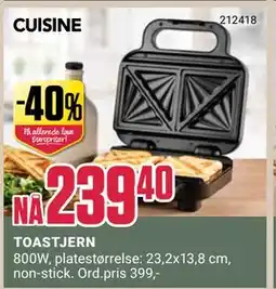 Europris TOASTJERN, NOK 239.4 tilbud