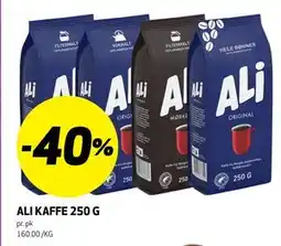 Bunnpris ALI KAFFE 250 G tilbud