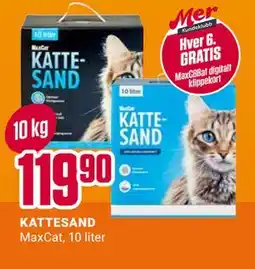Europris KATTESAND, NOK 119.9 tilbud