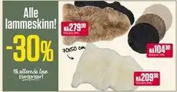 Europris Alle lammeskinn! tilbud