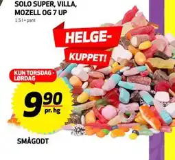 Bunnpris Smågodt, NOK 9.9 tilbud