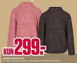 Europris GENSER SHERPA PILE, NOK 299 tilbud