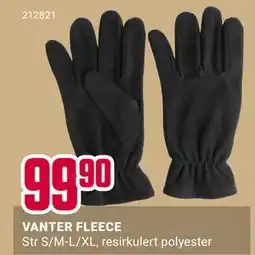 Europris VANTER FLEECE, NOK 99.9 tilbud