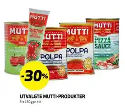 Bunnpris UTVALGTE MUTTI-PRODUKTER tilbud