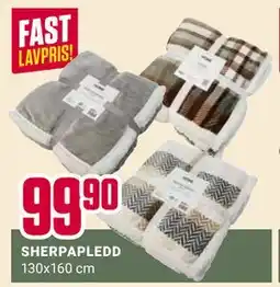 Europris SHERPAPLEDD, NOK 99.9 tilbud