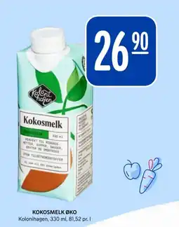 Rema 1000 KOKOSMELK ØKO tilbud