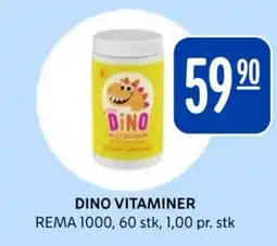 Rema 1000 Dino vitaminer tilbud