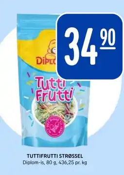 Rema 1000 Tuttifrutti strøssel diplom-is tilbud