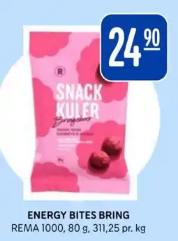 Rema 1000 ENERGY BITES BRING REMA tilbud